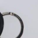 LOUIS VUITTON LV Circle Key Holder Metal Silver Black M00741 LV Auth BA16940-10