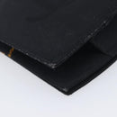 Cartier Chain Shoulder Bag cotton Black Gold Tone Auth BA16941-14