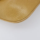 Cartier Must Line Clutch Bag Leather Beige Gold Tone Auth BA16943-9