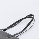 Salvatore Ferragamo Gancini Tote Bag Patent Dark Brown Gold Tone Auth BA16946-8