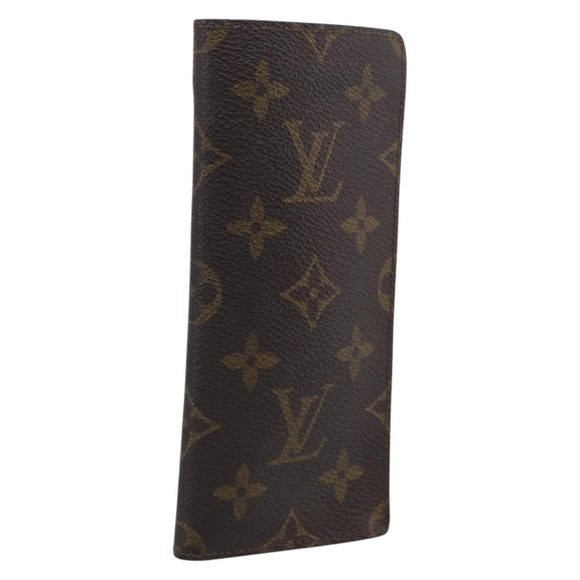 LOUIS VUITTON Monogram Etui Lunette Simple Glasses Case M62962 LV Auth BA16948