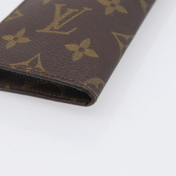 LOUIS VUITTON Monogram Etui Lunette Simple Glasses Case M62962 LV Auth BA16948