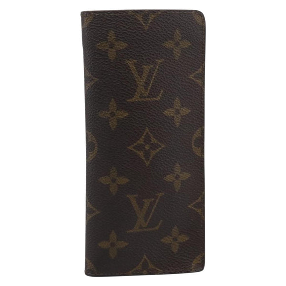 LOUIS VUITTON Monogram Etui Lunette Simple Glasses Case M62962 LV Auth BA16948