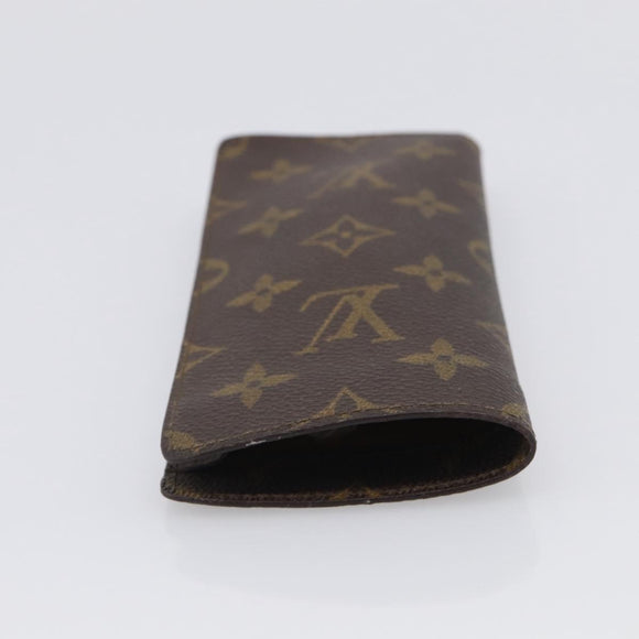 LOUIS VUITTON Monogram Etui Lunette Simple Glasses Case M62962 LV Auth BA16948