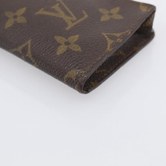 LOUIS VUITTON Monogram Etui Lunette Simple Glasses Case M62962 LV Auth BA16948