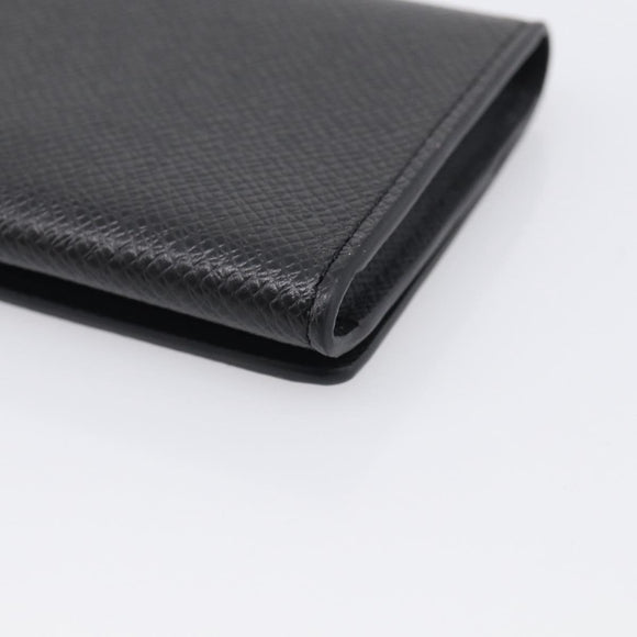 LOUIS VUITTON Taiga Enveloppe Carte de Visite NM Noir M64595 LV Auth BA16950V
