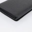 LOUIS VUITTON Taiga Enveloppe Carte de Visite NM Noir M64595 LV Auth BA16950V-11