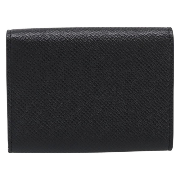 LOUIS VUITTON Taiga Enveloppe Carte de Visite NM Noir M64595 LV Auth BA16950V
