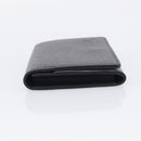 LOUIS VUITTON Taiga Enveloppe Carte de Visite NM Noir M64595 LV Auth BA16950V-4