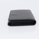 LOUIS VUITTON Taiga Enveloppe Carte de Visite NM Noir M64595 LV Auth BA16950V-5