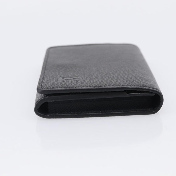 LOUIS VUITTON Taiga Enveloppe Carte de Visite NM Noir M64595 LV Auth BA16950V