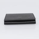 LOUIS VUITTON Taiga Enveloppe Carte de Visite NM Noir M64595 LV Auth BA16950V-7