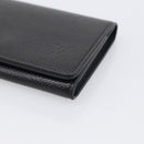 LOUIS VUITTON Taiga Enveloppe Carte de Visite NM Noir M64595 LV Auth BA16950V-8
