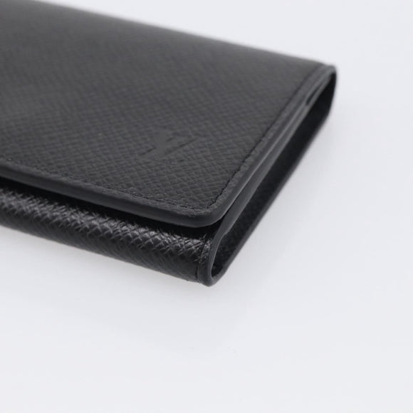 LOUIS VUITTON Taiga Enveloppe Carte de Visite NM Noir M64595 LV Auth BA16950V