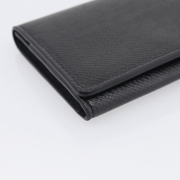 LOUIS VUITTON Taiga Enveloppe Carte de Visite NM Noir M64595 LV Auth BA16950V