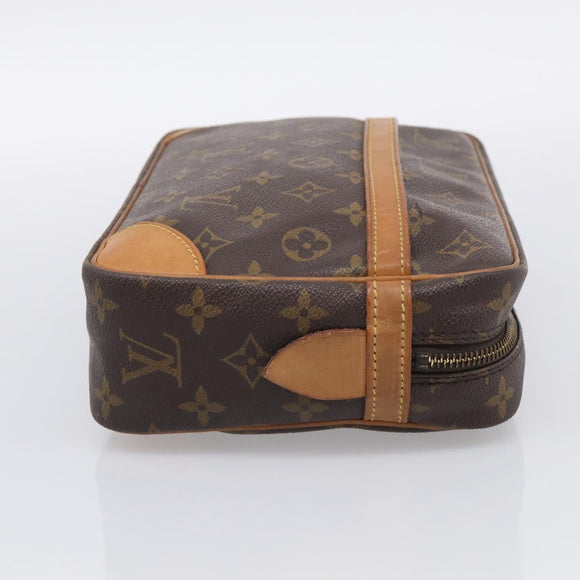 LOUIS VUITTON Monogram Compiegne 28 Clutch Bag M51845 LV Auth BA16951