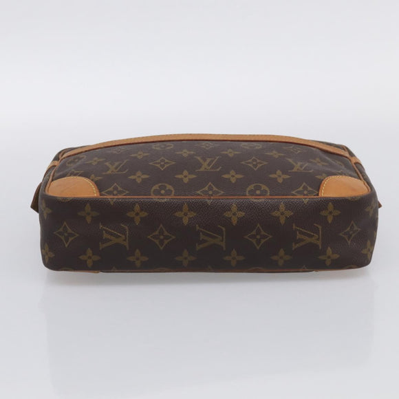 LOUIS VUITTON Monogram Compiegne 28 Clutch Bag M51845 LV Auth BA16951