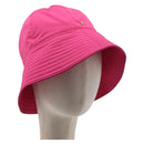 GUCCI GG Marmont Bucket Hat Nylon Pink Gold Tone 729470 Auth BA16952M-1