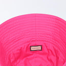 GUCCI GG Marmont Bucket Hat Nylon Pink Gold Tone 729470 Auth BA16952M-13