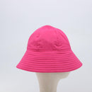 GUCCI GG Marmont Bucket Hat Nylon Pink Gold Tone 729470 Auth BA16952M-5