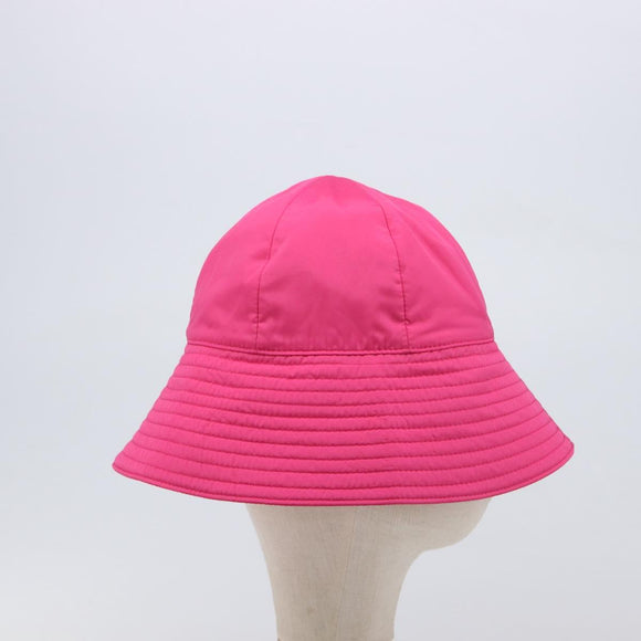GUCCI GG Marmont Bucket Hat Nylon Pink Gold Tone 729470 Auth BA16952M
