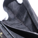 CHANEL Chain Shoulder Bag Patent Black Gold Tone CC Auth BA16956-26