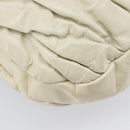 Miu Miu Matelasse Hand Bag Leather 2way Ivory Gold Tone Auth BA16957-16