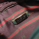 LOEWE Velazquez Shoulder Bag Leather Green Gold Tone Auth BA16958-19