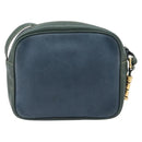 LOEWE Velazquez Shoulder Bag Leather Green Gold Tone Auth BA16958-3
