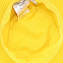 PRADA Bucket Hat Nylon Yellow Silver Auth BA16960M-10