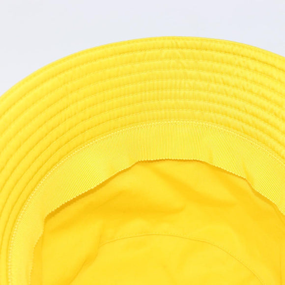 PRADA Bucket Hat Nylon Yellow Silver Auth BA16960M