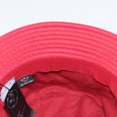 PRADA Bucket Hat Nylon Red Silver Auth BA16961M-13