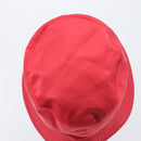PRADA Bucket Hat Nylon Red Silver Auth BA16961M-7