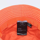 PRADA Bucket Hat Nylon Orange Silver Auth BA16962M-11