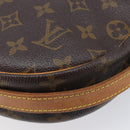 LOUIS VUITTON Monogram Jeune Fille GM Shoulder Bag M51225 LV Auth BA16963-13