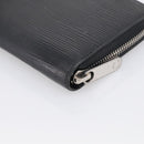 LOUIS VUITTON Epi Zippy Wallet Long Wallet Black M64838 LV Auth BA16969-10