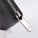 LOUIS VUITTON Epi Zippy Wallet Long Wallet Black M64838 LV Auth BA16969-12