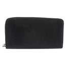 LOUIS VUITTON Epi Zippy Wallet Long Wallet Black M64838 LV Auth BA16969-2