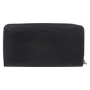 LOUIS VUITTON Epi Zippy Wallet Long Wallet Black M64838 LV Auth BA16969-3