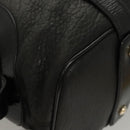 BALLY Shoulder Bag Leather Black Gold Auth BA1698-10