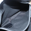 BALLY Shoulder Bag Leather Black Gold Auth BA1698-20