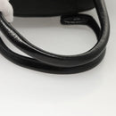 BALLY Shoulder Bag Leather Black Gold Auth BA1698-7