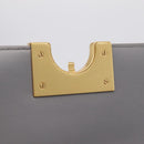 Bottega Veneta Mini The Classic Shoulder Bag Leather Gray Gold Auth BA16983V-16
