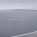 Bottega Veneta Mini The Classic Shoulder Bag Leather Gray Gold Auth BA16983V-18