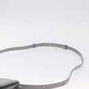 Bottega Veneta Mini The Classic Shoulder Bag Leather Gray Gold Auth BA16983V-8