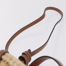 CELINE Teen Classic Panier Hand Bag Raffia Beige Brown Auth BA16985V-10