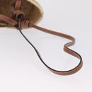CELINE Teen Classic Panier Hand Bag Raffia Beige Brown Auth BA16985V-9