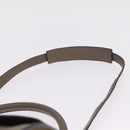 CELINE Trapeze Hand Bag Suede 2way Beige Silver Auth BA16986V-10