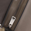 CELINE Trapeze Hand Bag Suede 2way Beige Silver Auth BA16986V-21