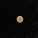 Saint Laurent Lulu Shoulder Bag Velvet Black Gold 467072 Auth BA16988V-17